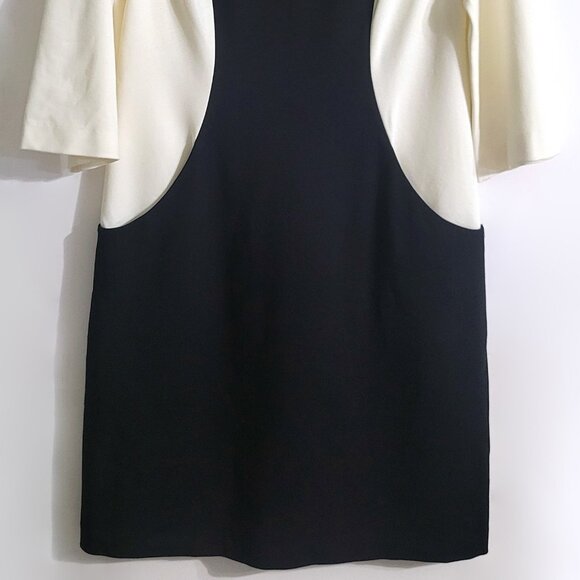 Trina Turk Womens Color Block Sheath Dress Size 10 3/4 Sleeve Pockets Lined - Picture 4 of 14